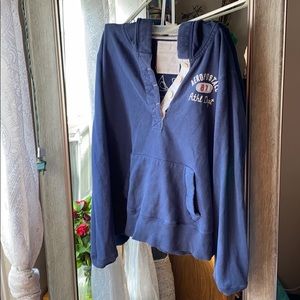 Subtle Blue Aeropostale jacket with Hoodie